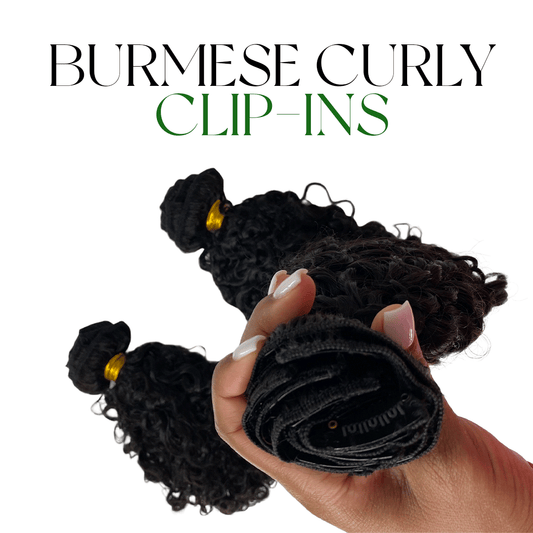 Luxury Burmese Curly Clip Ins